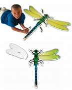 This giant soft foam floor puzzle illstustrates the five main parts of an insects body which form a fabulous dragonfly.  Each puzzle piece is clearly labelled with the name of the body part.   Ages:  3+   Price:  21.95 inc. VAT
